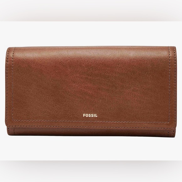Fossil Handbags - Fossil Genuine Leather Trifold Wallet